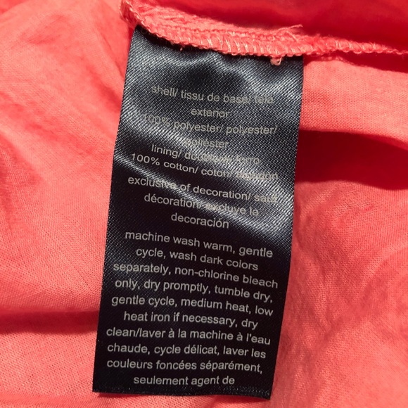 NWT Tommy Hilfiger Sz L Magenta Eyelet Off the Shoulder Top - Picture 8 of 9